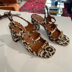 Zimmermann Leopard Eliot Sandals 85mm